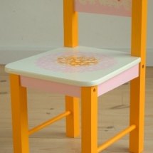 stoel oranje